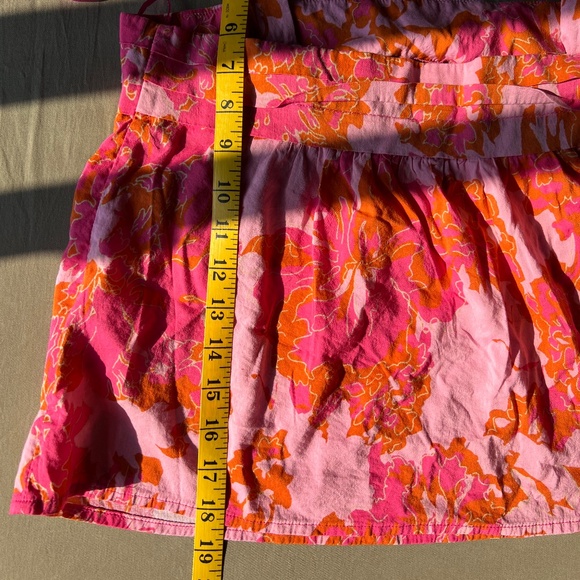 Pink and Orange Crop Tank Top - Picture 10 of 11